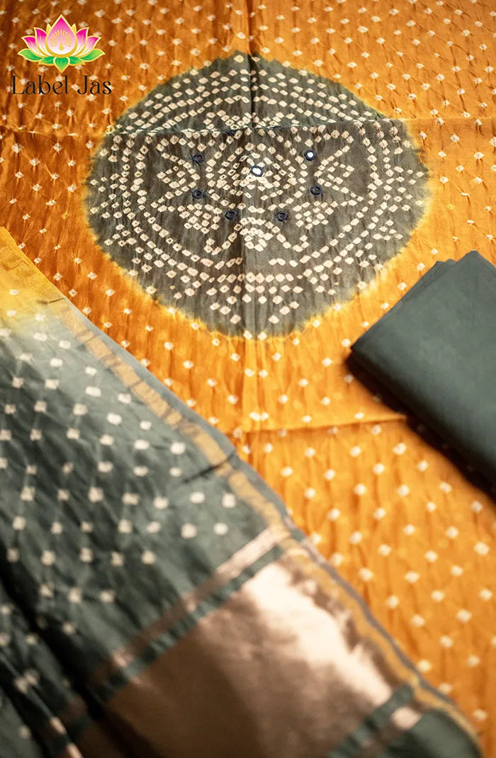 Chanderi Silk Bandhini Salwar_6
