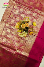 Pure Katan silk with Jaal work Saree 4