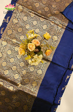 Pure Katan silk with Jaal work Saree 3
