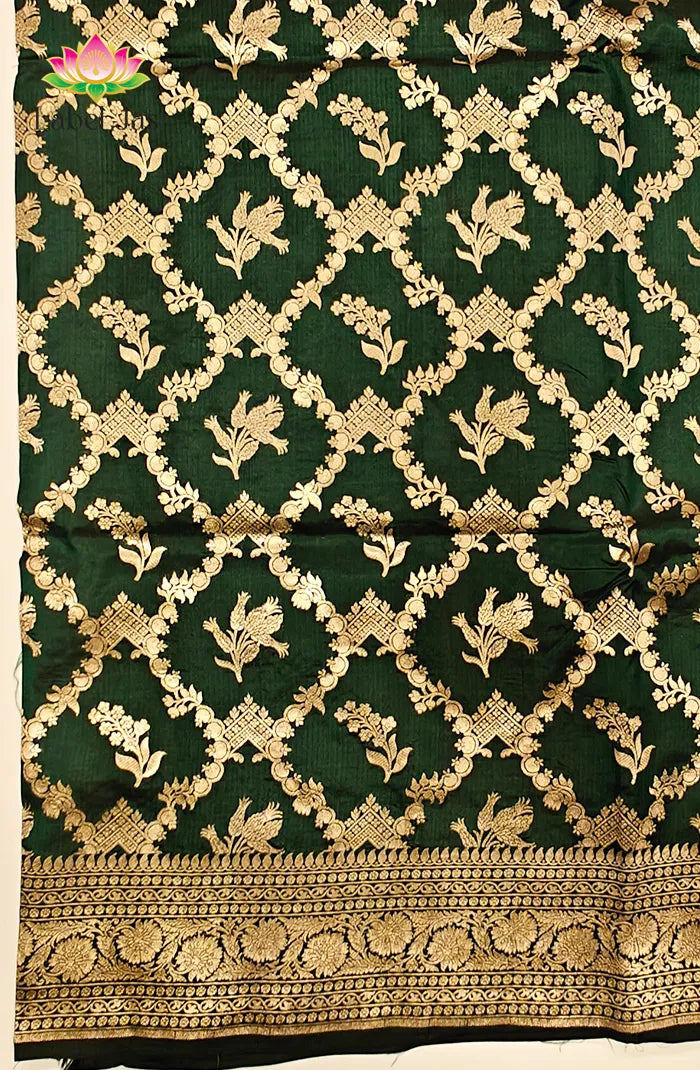 Pure Katan silk with Jaal work Saree 2