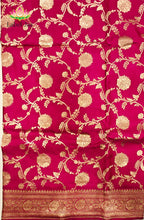 Pure Katan silk with Jaal work Saree 4