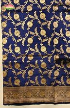 Pure Katan silk with Jaal work Saree 3