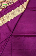Pure Katan silk with Jaal work Saree 1