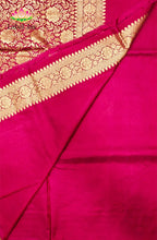 Pure Katan silk with Jaal work Saree 4